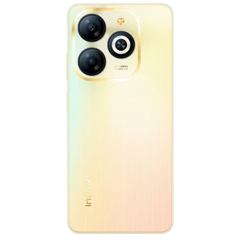 Смартфон Infinix SMART 8 64GB Shiny Gold - фото #4