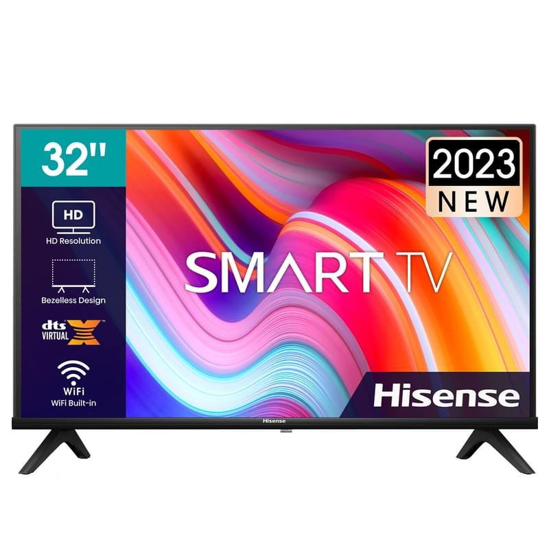 Телевизор Hisense 32" 32A4K HD Smart Black - фото #0