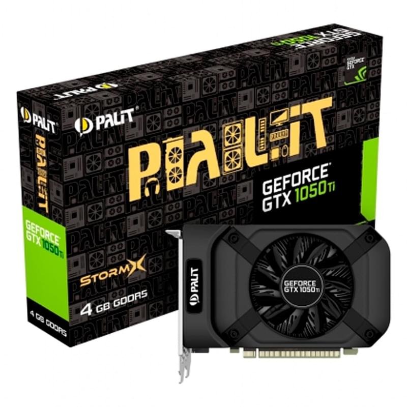 Видеокарта Palit Nvidia GeForce GTX 1050Ti 4Gb StormX (DVI+HDMI+DP) - фото #4