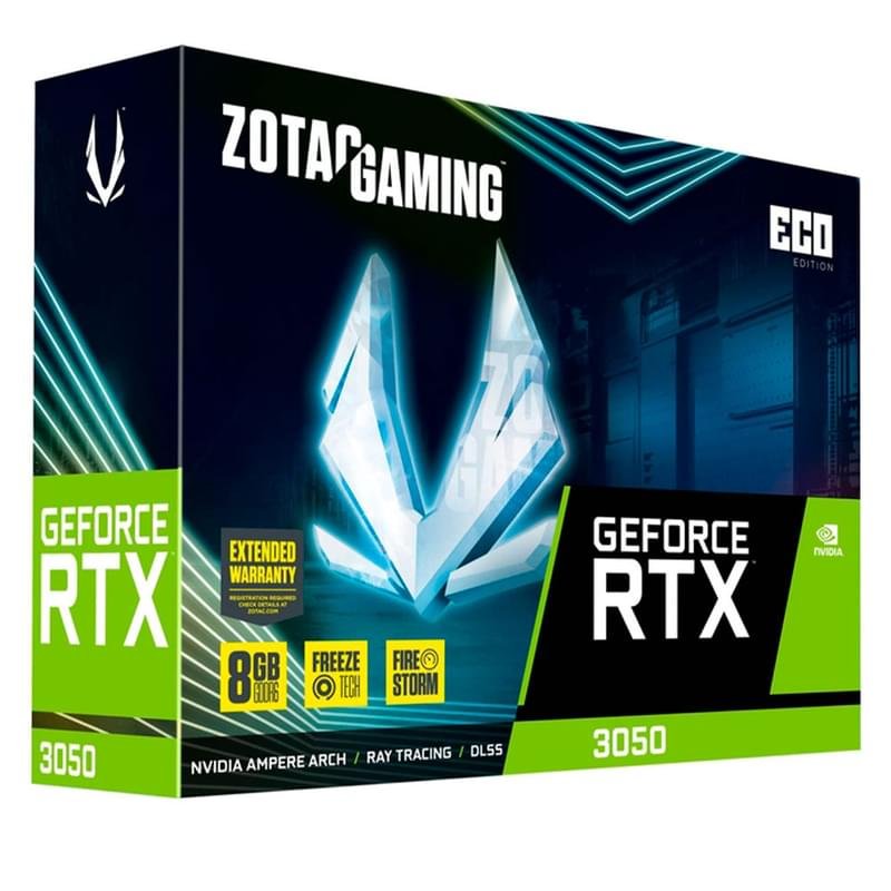 Видеокарта ZOTAC Gaming RTX 3050 ECO 8GB 128bit/G6 (HDMI+3DP)(ZT-A30500K-10M) - фото #5