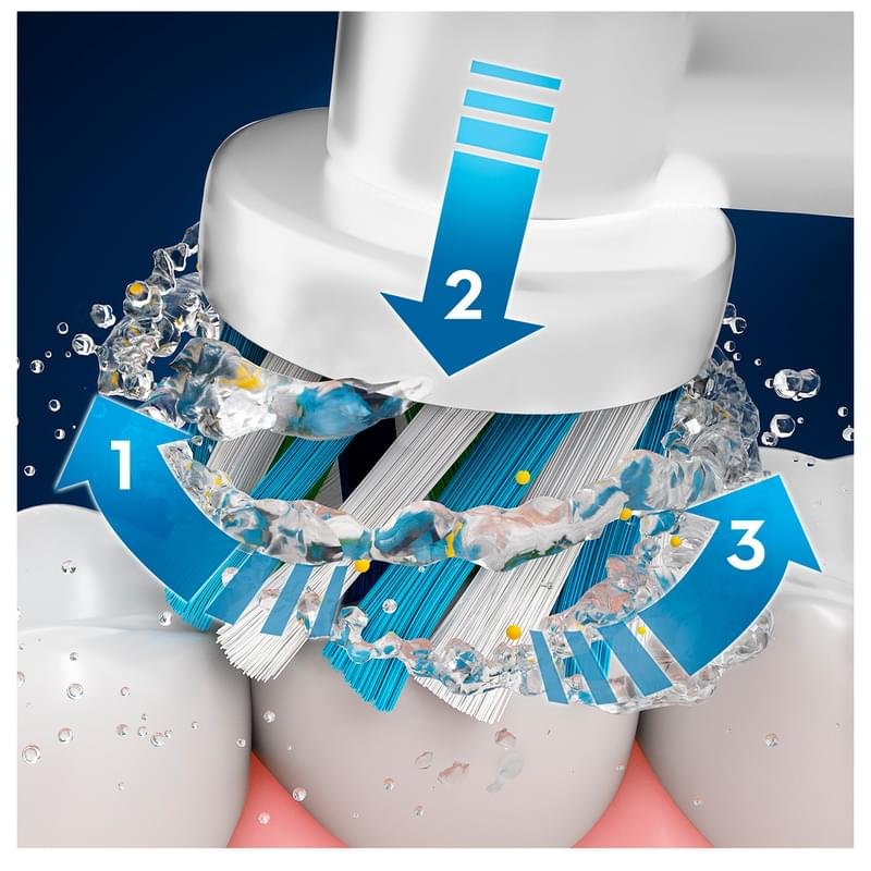 Зубная щетка Oral-B Vitality D100 Сross Action, Blue - фото #2