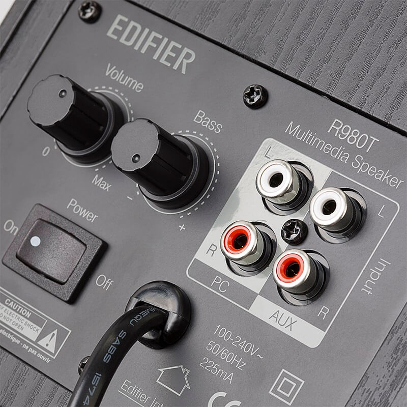 Колонки 2.0 Edifier R980T, Black - купить по лучшей цене в Алматы ...