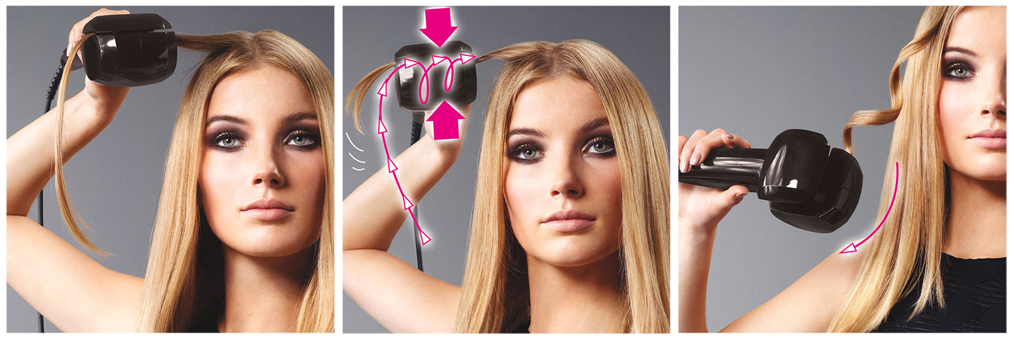 Curl как пользоваться. Babyliss curl secret c903pe. автоматическая плойка для волос. instyler вращающаяся плойка для завивки волос. плойка для крупных локонов.