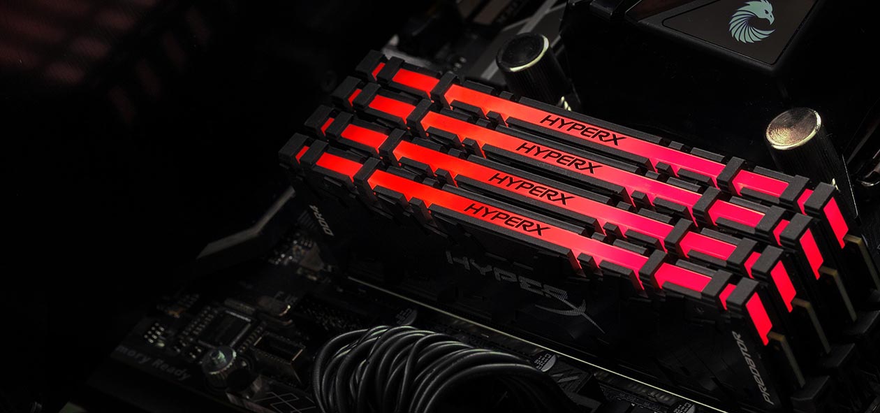 Оперативная память DDR4 DIMM 8GB/2400MHz PC4-19200 Kingston HyperX